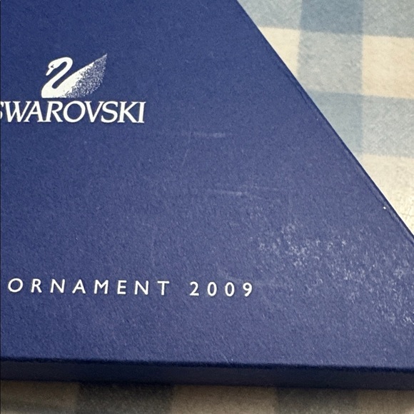 Swarovski Blue Christmas Ornament Box collectible - Picture 8 of 9